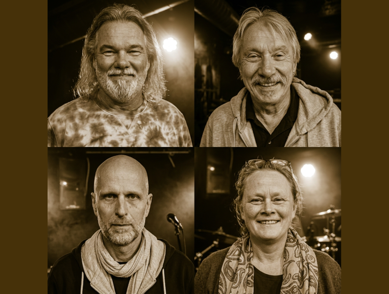Fourtaste Bandmitglieder: Jule Hill, Immo, Andi & Gerald